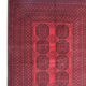 Tapis afghan fait main en laine rouge bordeaux, grand tapis géométrique 164 x 237 cm