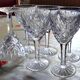 "Chantilly wine glasses on foot" from the Saint-Louis Crystalworks