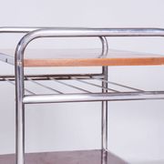 Bauhaus Side Table in Chrome-Plated Steel, 1930s