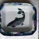 Plat en faience a decor de poisson