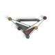 Wall-mounted coat rack attributed to Mathieu Matégot – France, 1950s