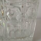 Glass vase, "octagons" pattern