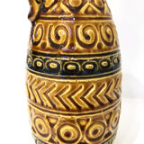 Vase ocre West Germany, 1970