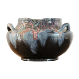 Vase en grés de Puisaye, signé Alfred Lebret
