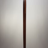 Italian Oval Teak Mirror 1950s 32x103cm