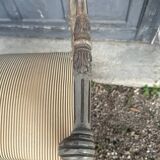 Small painted wooden bench