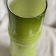 Large vintage blown glass bamboo vase 1970-80