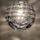 Murano glass ball pendant lamp by Doria Leuchten 1960