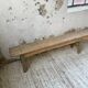 Banc en pin et chêne XL 280 cm