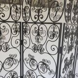 Moorish screen in andalusian arabic forge iron