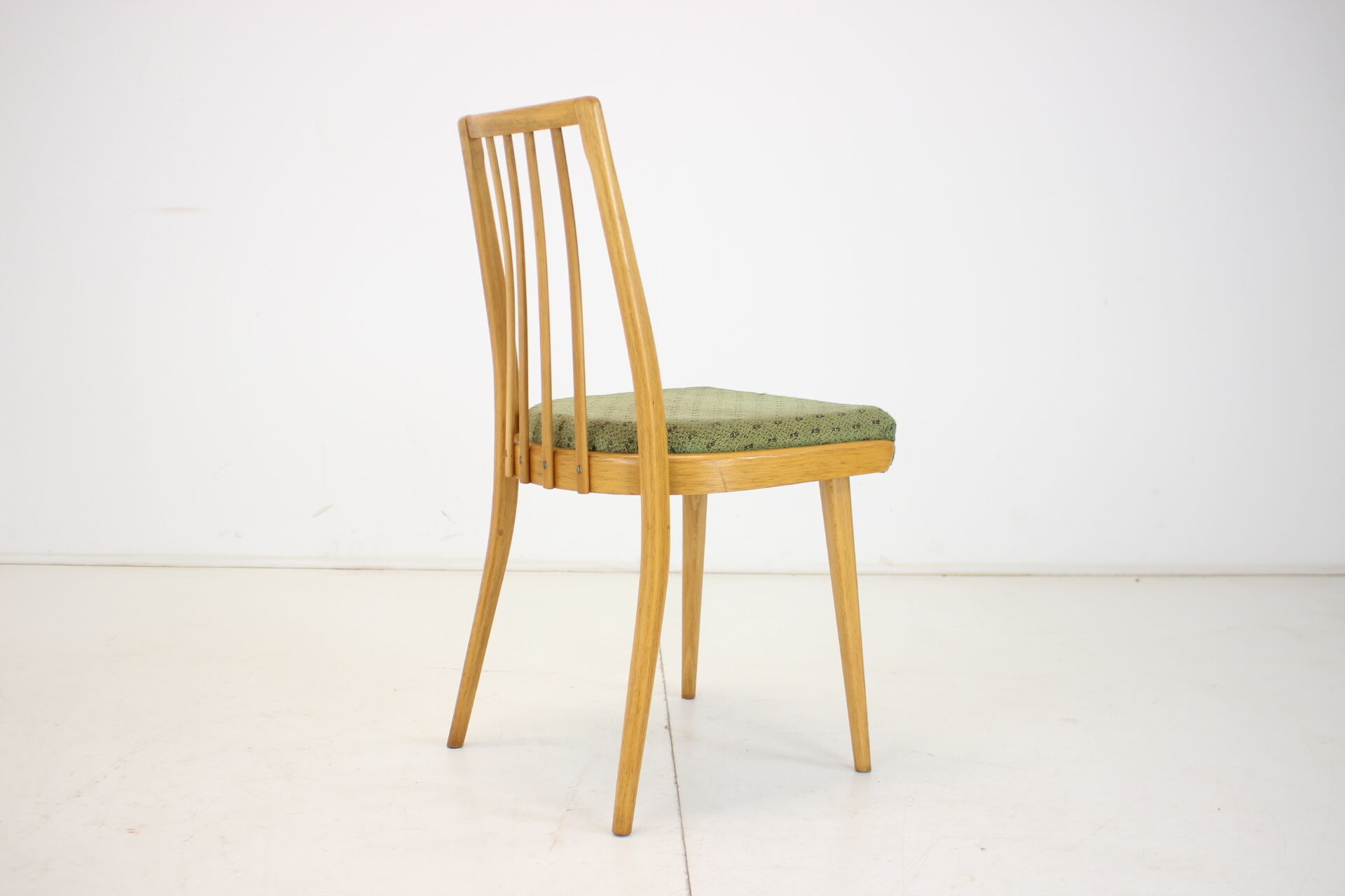 1970s set of four dining chairs by Ton, Czechoslovakia