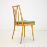 1970s set of four dining chairs by Ton, Czechoslovakia