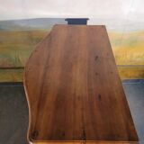 Curved sideboard from the late 19th century in walnut
