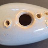 Celadon ceramic soliflore vase signed