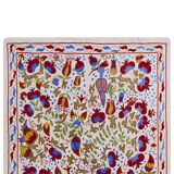 Hand-knotted rug, vintage Turkish rug 109x184 cm