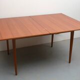 Table à manger extensible des années 60 en teck