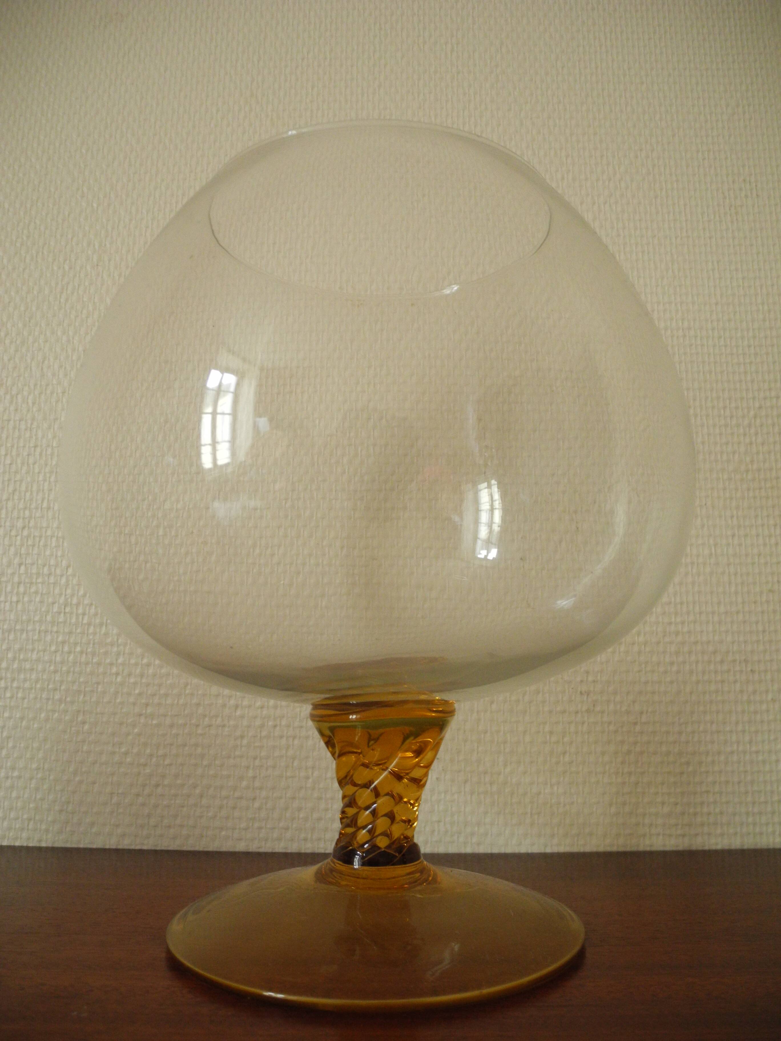 old vase Empoli Murano retro vintage Italian vase 60s 70s design