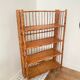 70's foldable bamboo shelf