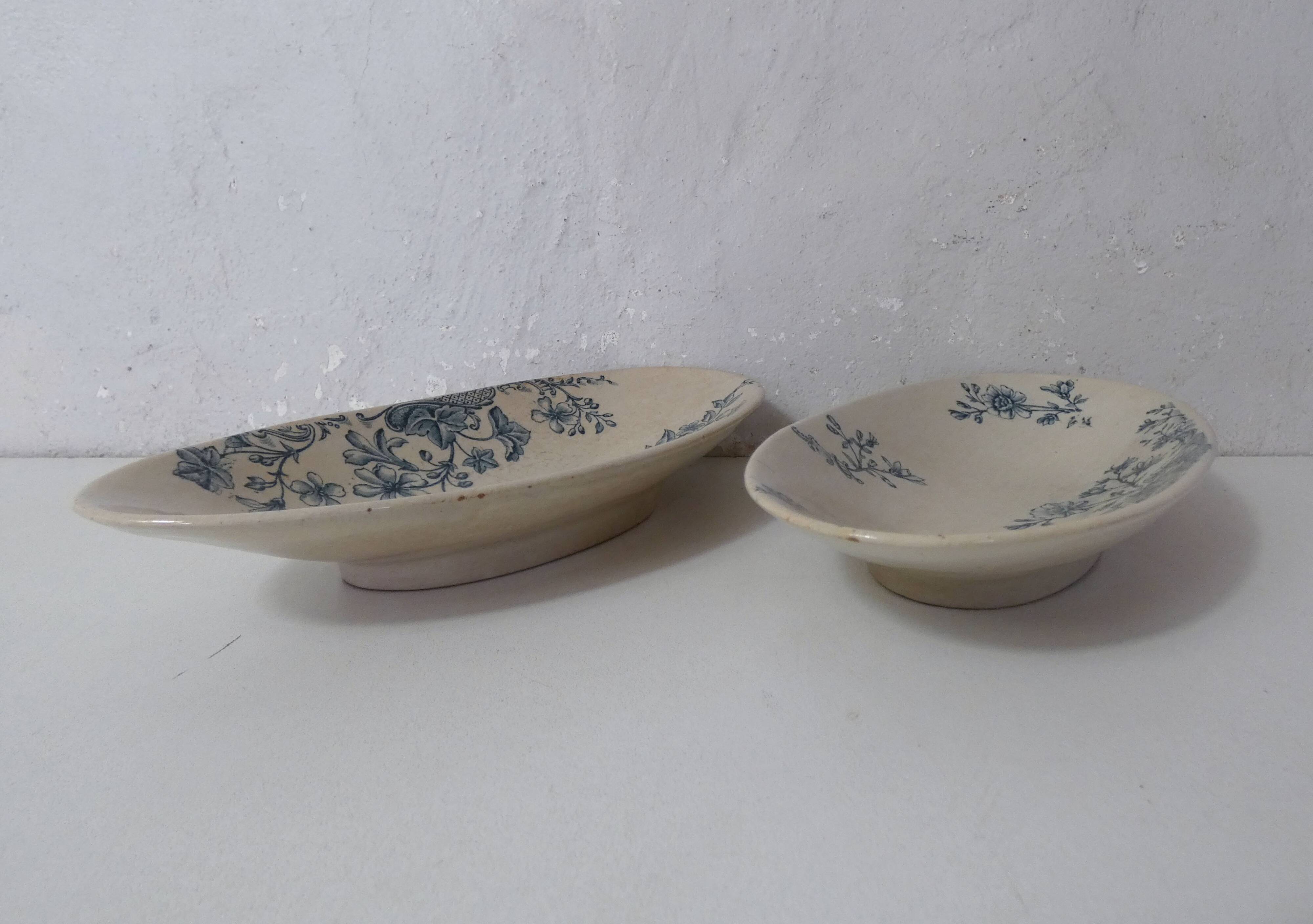 2 flower bowls althaea
