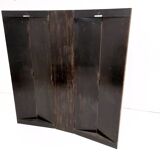 Postmodern five-panel room divider by doro with two asiatic elephants, italy