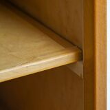 Vintage bookcase with sliding doors