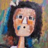 Roland Chanco (1924-2017), friend of Picasso - Oil on canvas, Marie France