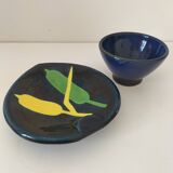 Glazed earthenware set