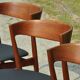 Chaises danoises Henri Walter Klein éditées par Bramin