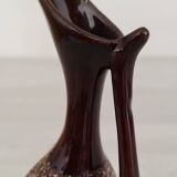 Soliflore Vase Ceramic Vallauris Fat Lava Vintage