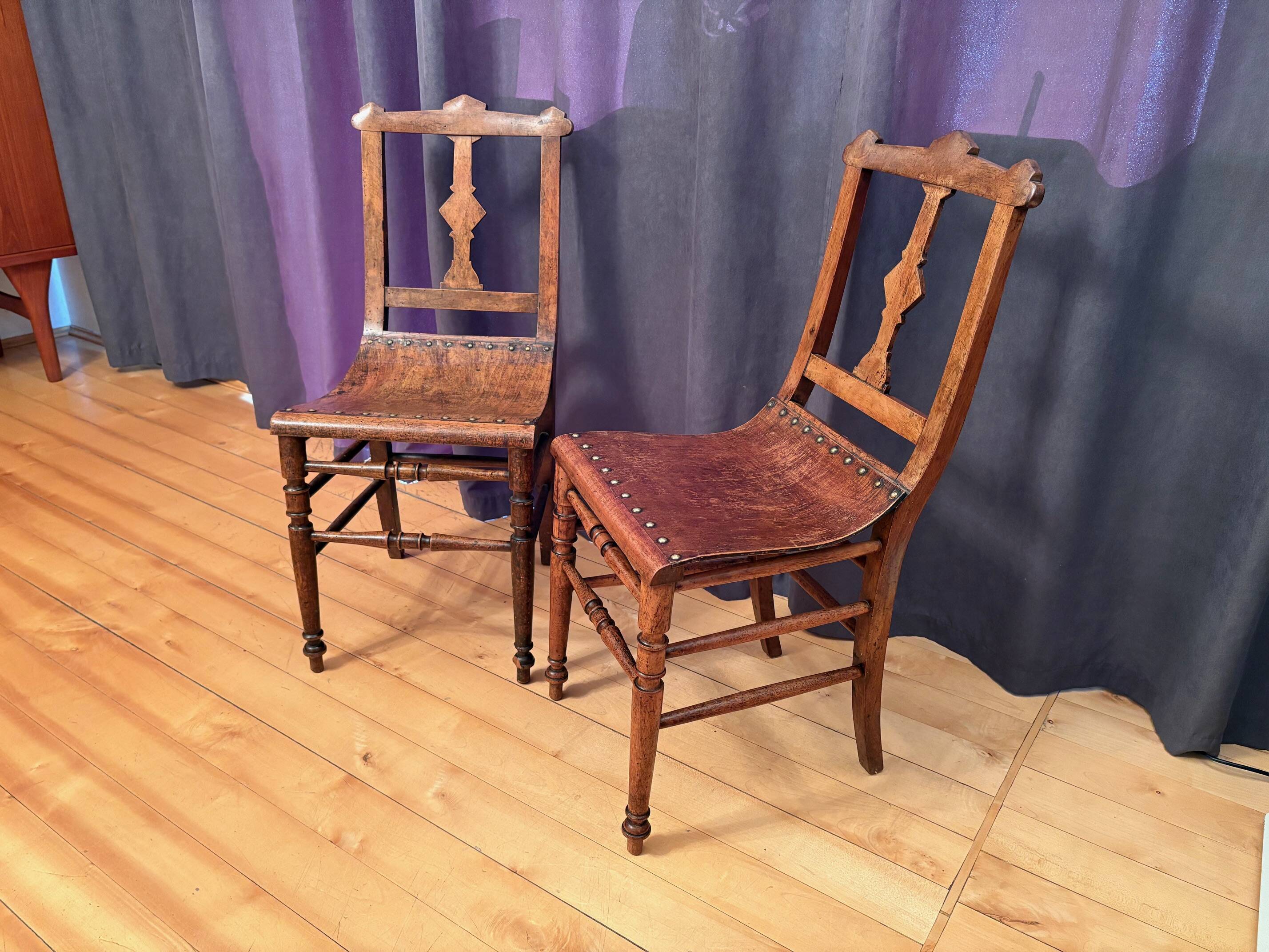 Pair of Secession chairs, 19th/20th century
