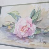Aquarelle signée Robert Fily