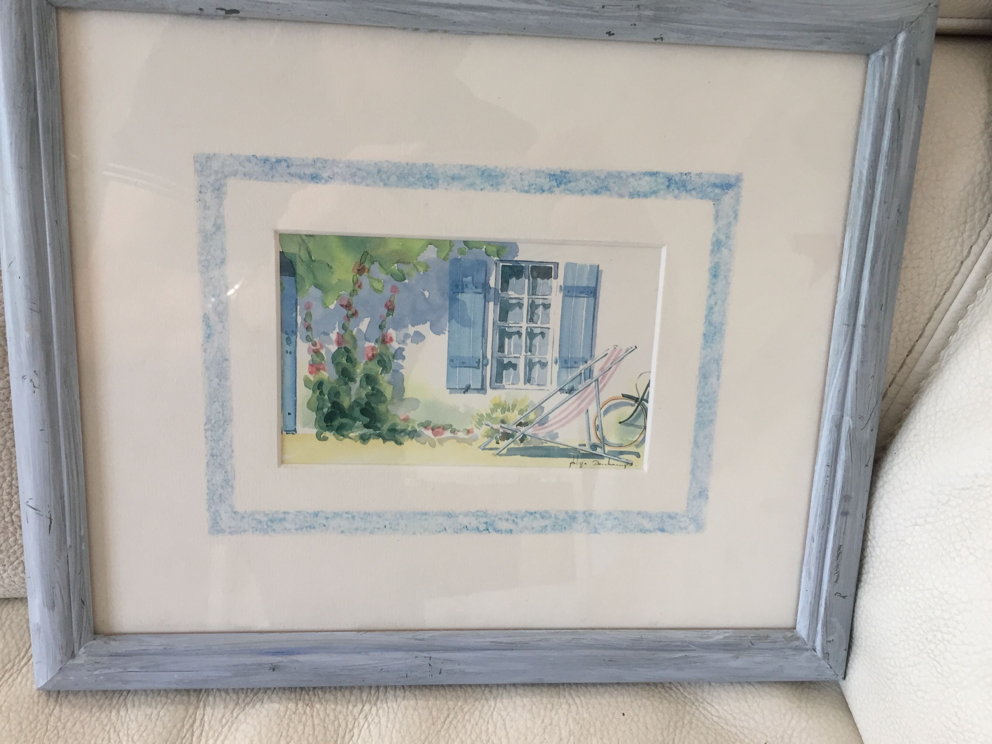 Painting by Philippe Deschamps