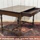 19th-century desk in walnut and oak