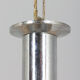 Mazzega Space Age Murano glass chrome plated chandelier, Italy 1970s