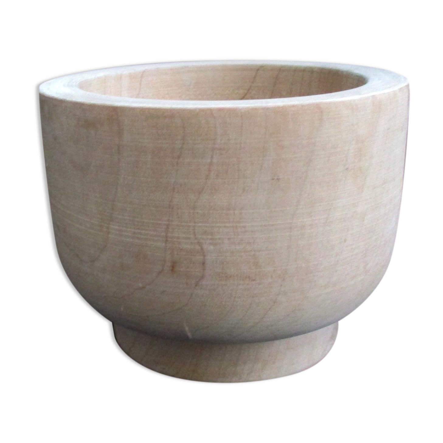 Turned wooden bowl – mortar
