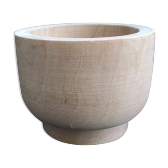 Turned wooden bowl – mortar
