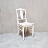 Chaise en bois ancienne patinée