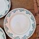 Lot De 7 Assiettes Plates Modèle Houx HB