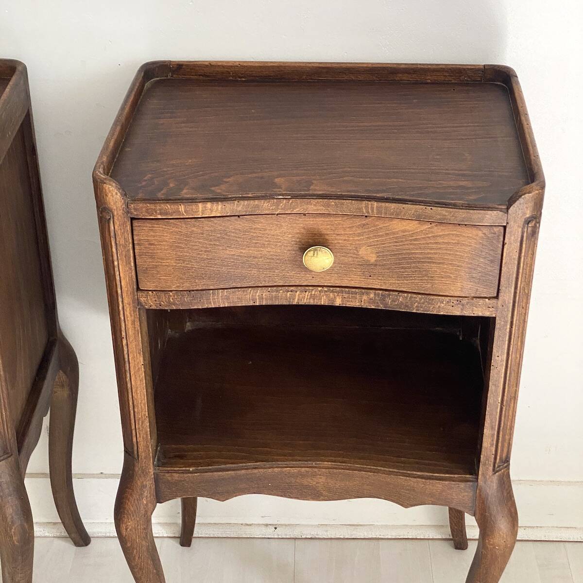 Pair of Art Nouveau bedside tables