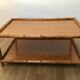 Bamboo-style turned wood coffee table