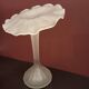 "Jack In The Pulpit" White Glass Vase
