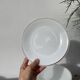 10 white Limoges porcelain dessert plates