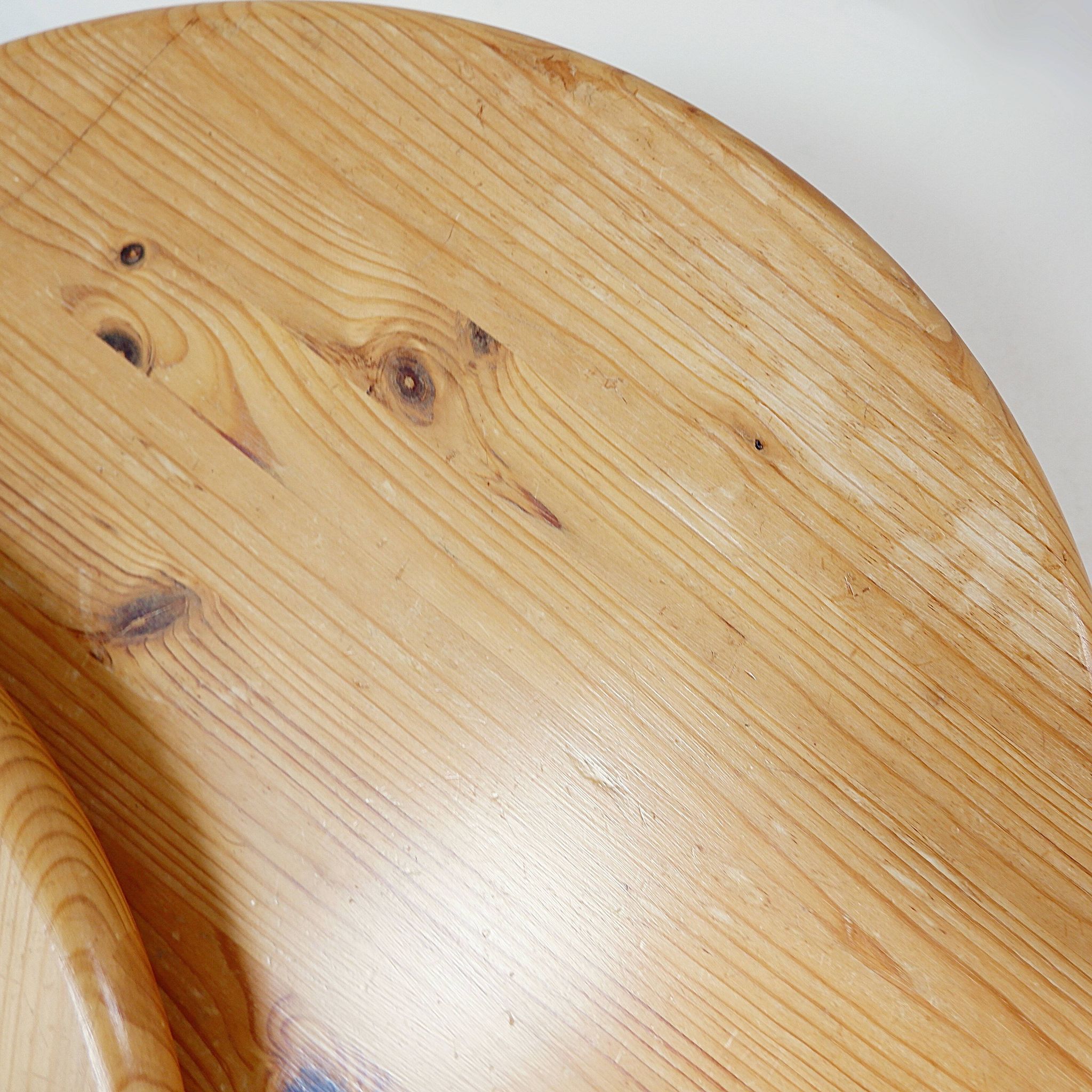 Set of 3 vintage side tables, in the style of Rainer Daumiller