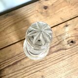 Small carafe and its chiseled glass stopper