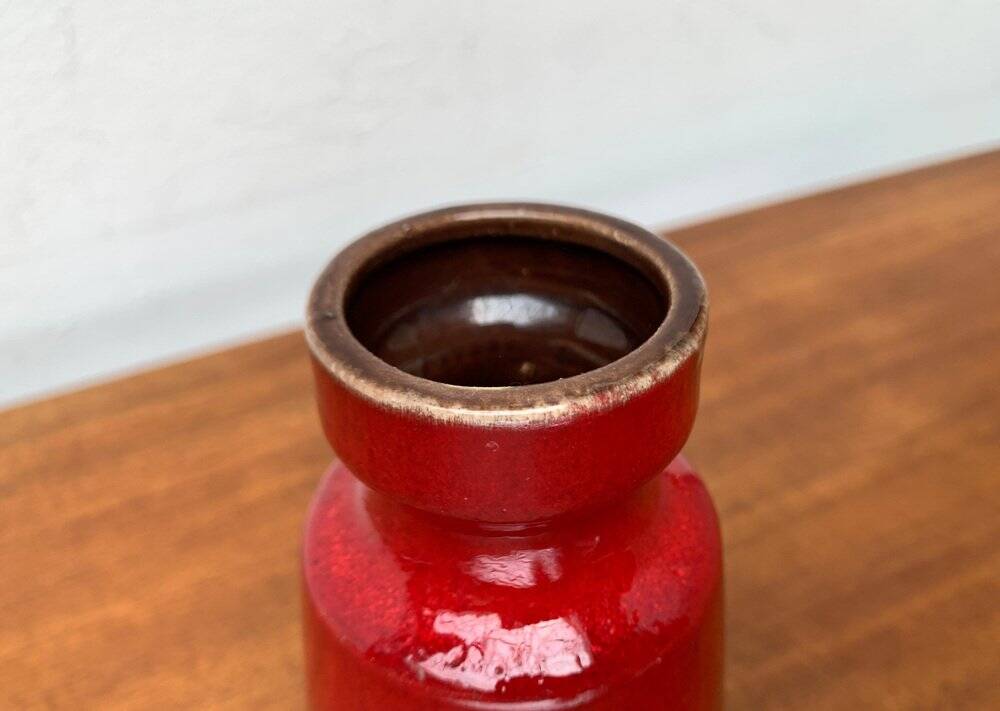 Mid-Century Fat Lava vase in ceramic WGP by Scheurich, West Germany, 1960s.