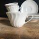4 cups Deshoulières porcelain