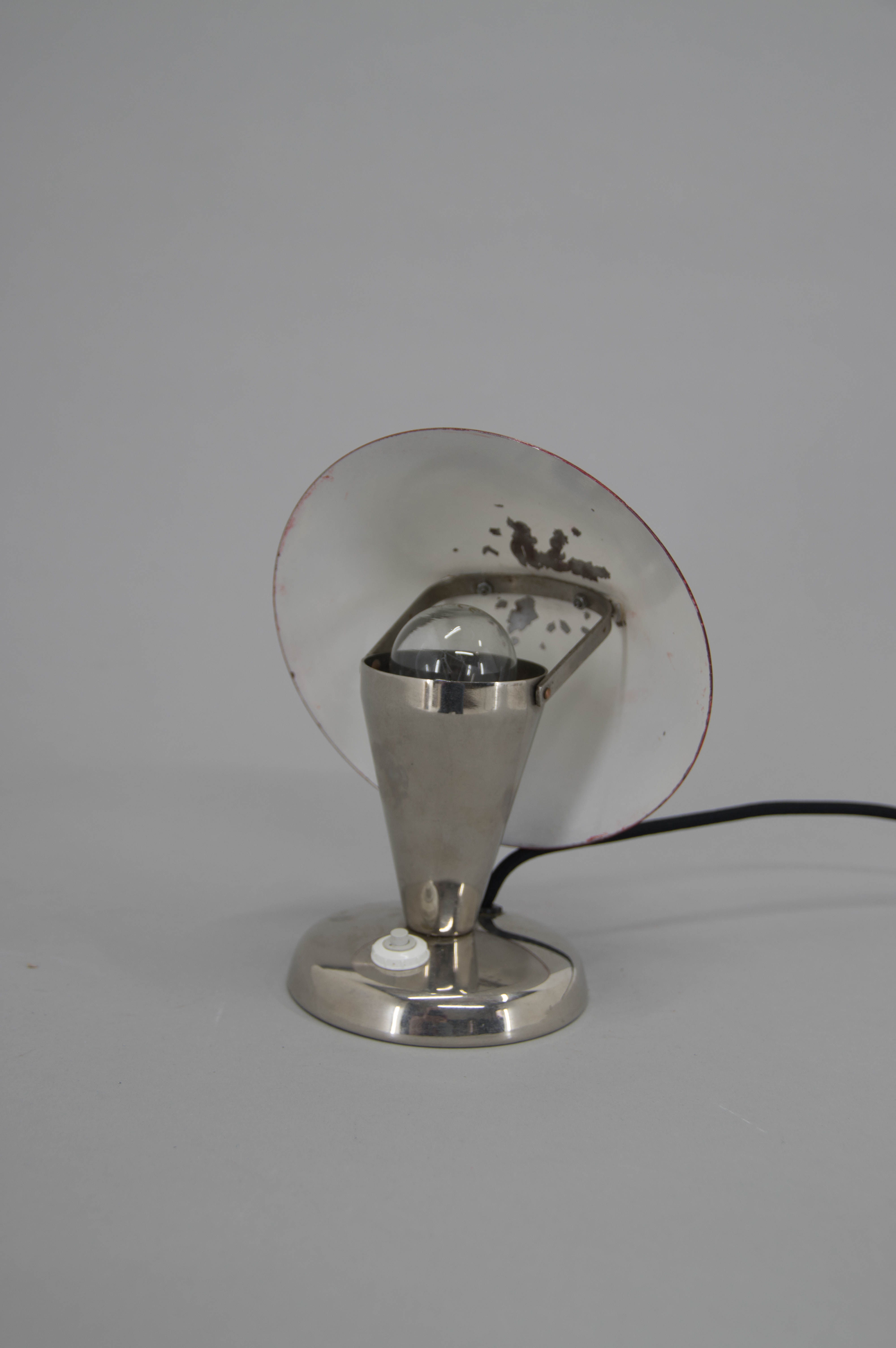 Bauhaus bedside lamp with flexible shade, 1930