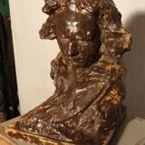 Beethoven's head in platter