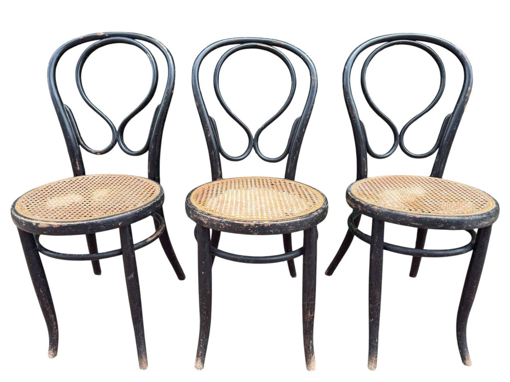 3 chaises bistrot Fischel N’14