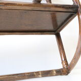 Rattan wall coat holder